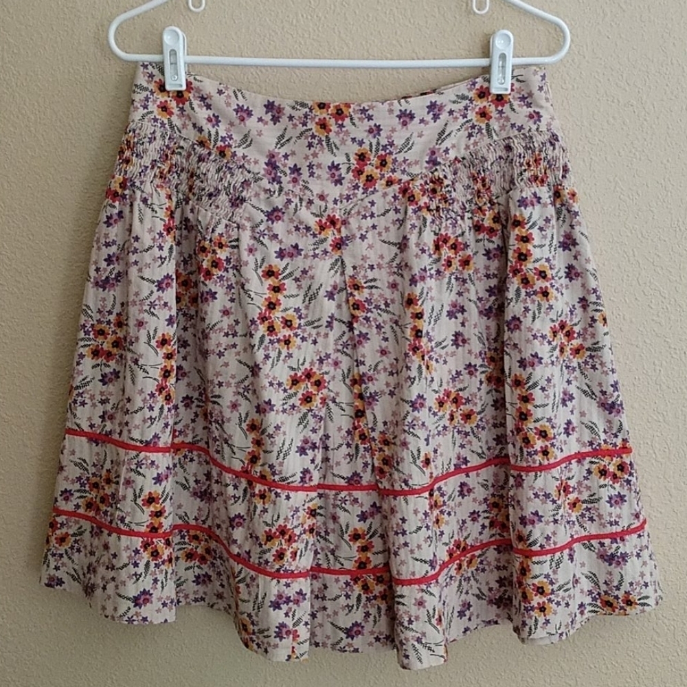 Lux Lux Lux Floral Cotton Skirt